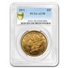 1871 $20 Liberty Gold Double Eagle AU-58 PCGS