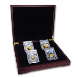 2012 4-Coin Gold Britannia Proof Set PR-69 PCGS (FirstStrike®)