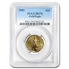 Image 1 : 2002 1/4 oz Gold American Eagle MS-70 PCGS (Registry Set)