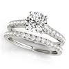 Image 1 : 1.27 ctw Intense Blue Diamond Ring 10K Rose Gold