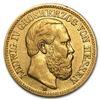 Image 1 : 1878-1880 Germany Gold 10 Mark Hesse Ludwig IV Avg Circ