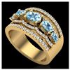 Image 2 : 1.20 ctw SI/I Fancy Intense Yellow Diamond Ring 10K White Gold