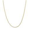 Image 1 : 14k Yellow Gold 1.75 mm Parisian Wheat Chain - 22 in.