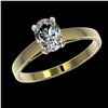 Image 2 : 3.25 ctw SI Fancy Blue Diamond 3 Stone Ring 10K Rose Gold