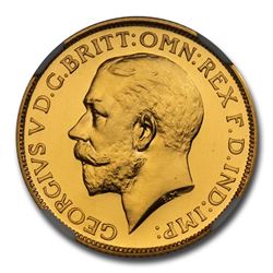 1911 Great Britain Gold Sovereign George V PR-65+ NGC (Cameo)