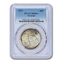 1927 Vermont Sesquicentennial Half Dollar MS-66+ PCGS