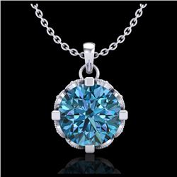 14.44 ctw Aquamarine & Diamond Bracelet 14K White Gold
