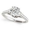 Image 2 : 1.80 ctw VS/SI Diamond 3 Stone 2pc Wedding Set 14K Yellow Gold