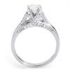 Image 2 : 2.0 ctw VS/SI Cushion Diamond 3 Stone Ring 14K White Gold