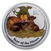 Image 1 : 2008 Australia 1 kilo Silver Mouse BU (Series II\, Colorized)