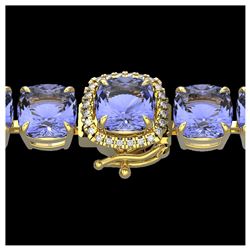 5.50 ctw Morganite & VS/SI Diamond Earrings 18K White Gold