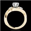 Image 2 : 2 ctw H-SI/I Diamond Solitaire Halo Ring 10K White Gold