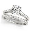 Image 1 : 1.65 ctw VS/SI Princess Diamond 2pc Set 14K White Gold
