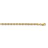 Image 1 : 14k Yellow Gold 3.25 mm Silky Rope Chain - 20 in.