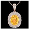 Image 1 : 1.12 ctw Intense Fancy Yellow Diamond Art Deco Ring 18K Rose Gold