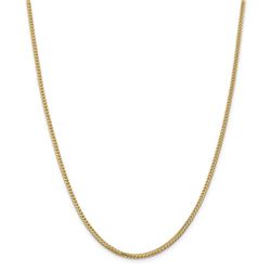14k Yellow Gold 2.0 mm Franco Chain - 22 in.