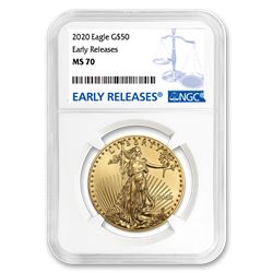 2020 1 oz Gold American Eagle MS-70 NGC (Early Releases)