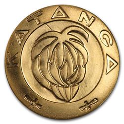 1961 Katanga Gold 5 Franc BU