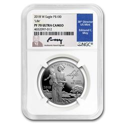 2018-W 1 oz Proof Platinum American Eagle PF-70 NGC (Labels Vary)