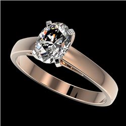 4.02 ctw Turquoise & Diamond Ring 14K Rose Gold