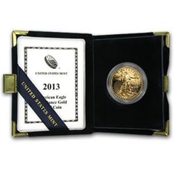 2013-W 1 oz Proof Gold American Eagle (w/Box & COA)