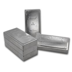 100 oz Silver Bar - Brand Name (Stackable/Secondary Market)
