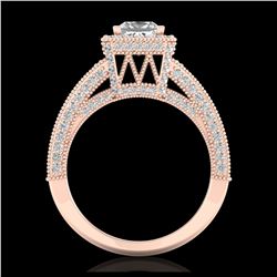 56.04 ctw Emerald & Diamond Bracelet 14K Rose Gold