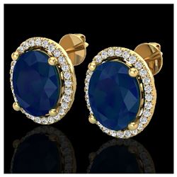 1.35 ctw SI/I Fancy Intense Yellow Diamond 3 Stone Set 10K Rose Gold