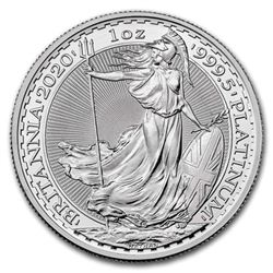 2020 Great Britain 1 oz Platinum Britannia BU