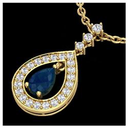 1.09 ctw Intense Fancy Yellow Diamond Art Deco Earrings 18K White Gold