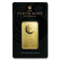 1 oz Gold Bar - Perth Mint (In Assay)