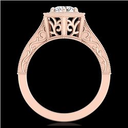 2.11 ctw SI/I Fancy Intense Yellow Diamond Ring 10K White Gold