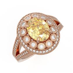 1.45 ctw VS/SI Diamond 2pc Wedding Set Halo 14K Rose Gold