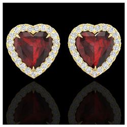 0.79 ctw Intense Yellow Diamond Necklace 10K Rose Gold