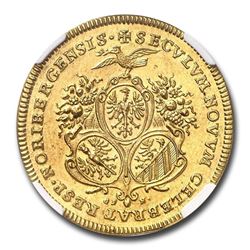 (1700) German States NÃ¼rnberg Gold 2 Ducats MS-62 NGC
