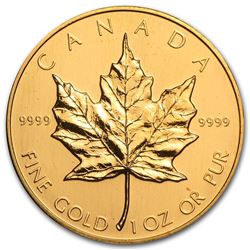 1988 Canada 1 oz Gold Maple Leaf BU