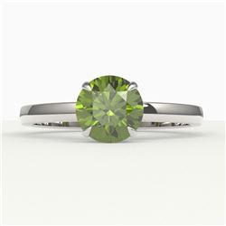 2.50 ctw Sapphire With VS/SI Diamond Ring Halo 14K Yellow Gold