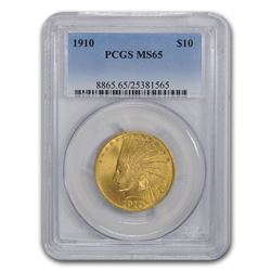 1910 $10 Indian Gold Eagle MS-65 PCGS