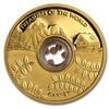 Image 1 : 2013 1 oz Gold Treasures of the World Europe Locket (w/Garnet)