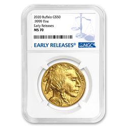 2020 1 oz Gold Buffalo MS-70 NGC (Early Releases)