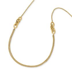 14k Yellow Gold Diamond-Cut Multi-Strand Necklace - 24 in.