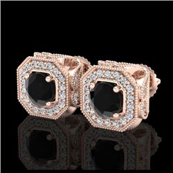 17.25 ctw Green Tourmaline & VS/SI Diamond Bracelet 14K Rose Gold