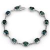 Image 1 : 1.08 ctw Emerald & Diamond Ring 14K White Gold