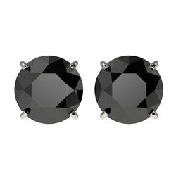 1.0 ctw VS/SI Diamond Earrings 14K White Gold