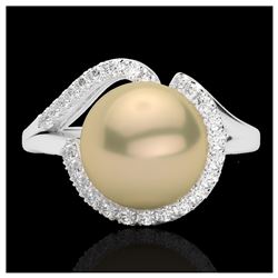 0.83 ctw VS/SI Diamond Solitaire Art Deco Ring 18K Rose Gold