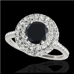 1 ctw VS/SI Cushion Cut Diamond Ring 10K Yellow Gold