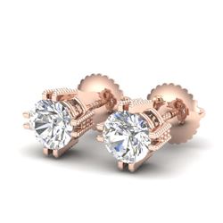 13.75 ctw Ruby & Diamond Necklace 14K Rose Gold
