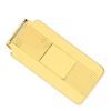 Image 1 : 14k Solid Gold Money Clip (Mini-stripes)