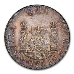 1761 LM-JM Peru Silver 2 Reales MS-63 PCGS