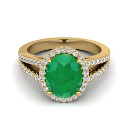 0.70 ctw VS/SI Diamond Ring 14K Yellow Gold